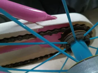 Bicicleta infantil rosa Fantasy