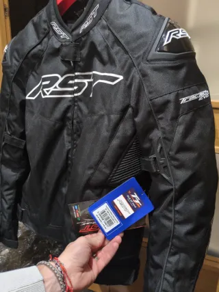 Chaqueta Moto RST Negra