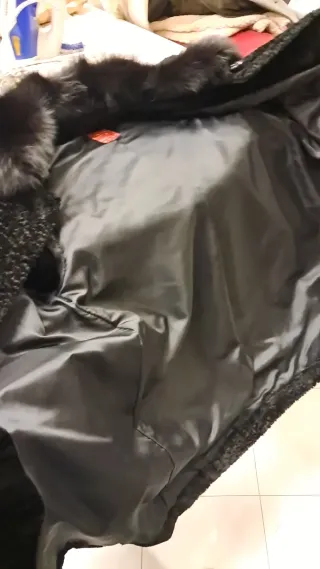 Cappotto vintage Astrakan nero