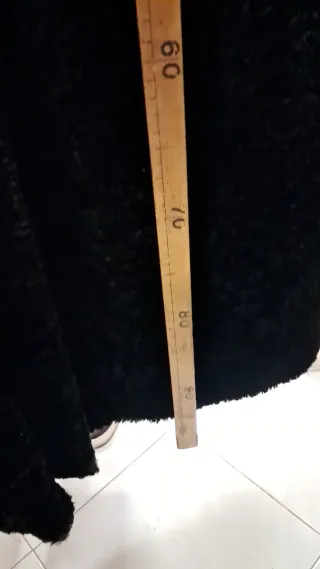 Cappotto vintage Astrakan nero