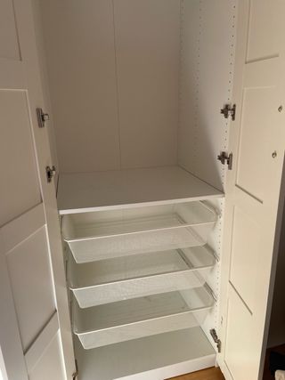 Armario PAX Ikea Blanco con cajones y baldas