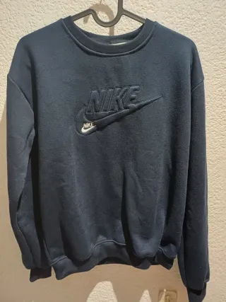 Sudadera Nike azul sin capucha