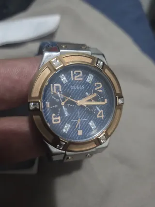 Reloj Guess Mujer Azul y Dorado