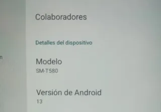 Samsung Galaxy Tab A6, modelo SM-T580