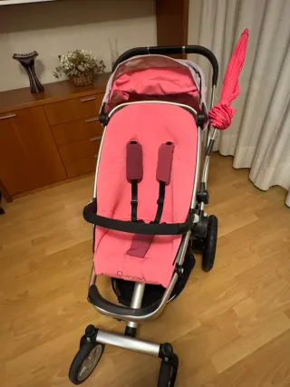 Carro de bebé Quinny 2 piezas rosa