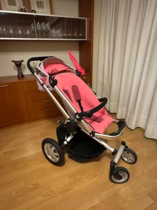 Carro de bebé Quinny 2 piezas rosa