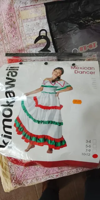 Disfraz de bailarina mexicana infantil