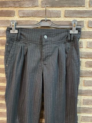 Pantalón bombacho Mango gris