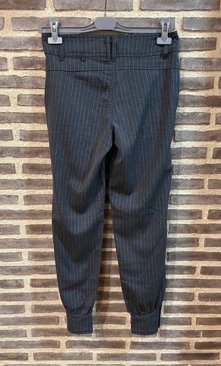 Pantalón bombacho Mango gris