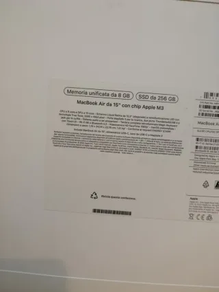 MacBook Air Apple 15 Pulgadas