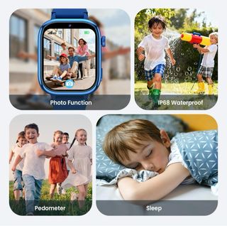 Reloj Inteligente Niño Azul + Regalo