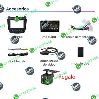 Radio Pantalla CARPLAY GPS USB para Honda Accord 7