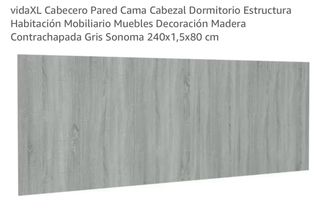Cabecero de cama vidaXL madera