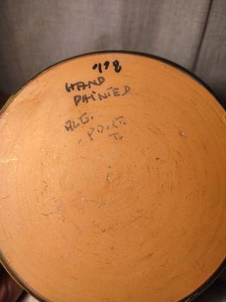 Cuenco de cerámica portugués floral