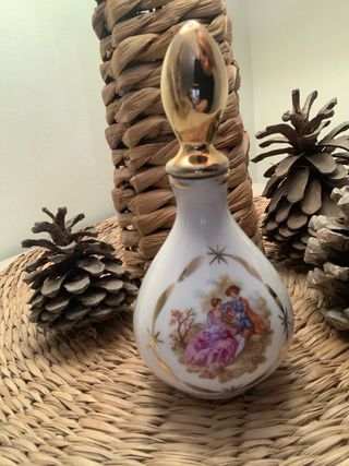 Perfumador antiguo porcelana pintada