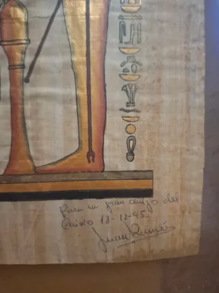 Antiguo Papiro Egipcio 55x45