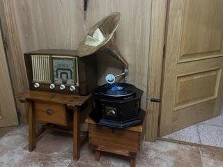 Gramófono antiguo His Master's Voice