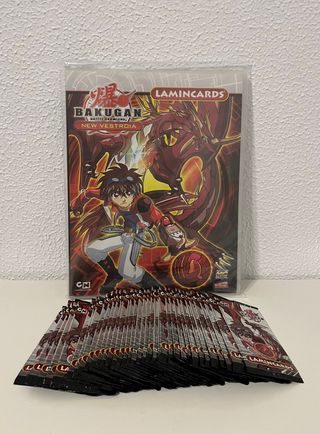 BAKUGAN SOBRE LAMINCARDS + ÁLBUM