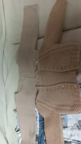 Vestido de bebé a rayas