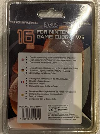 Mando Game Cube + Memory Card 16MB EAXUS