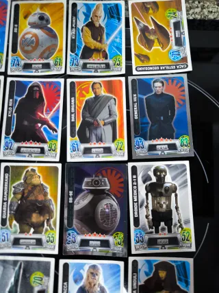 20 cromos Star Wars Topps