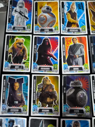 20 cromos Star Wars Topps