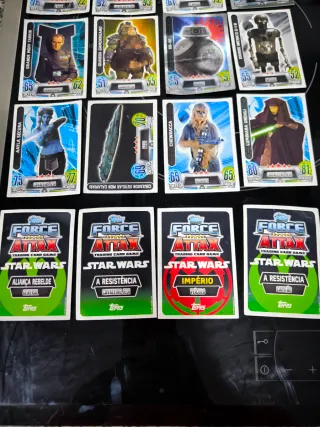 20 cromos Star Wars Topps