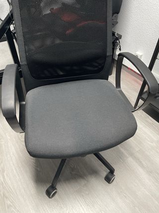 Silla Oficina Ikea Markus Negra/Gris