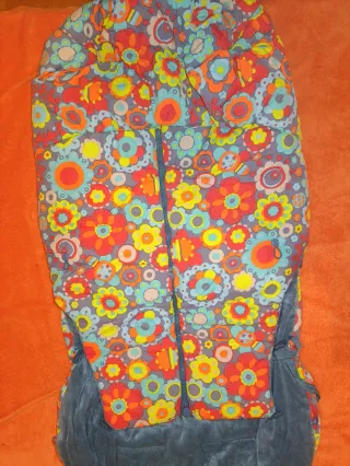 Saco para carrito de bebé estampado floral