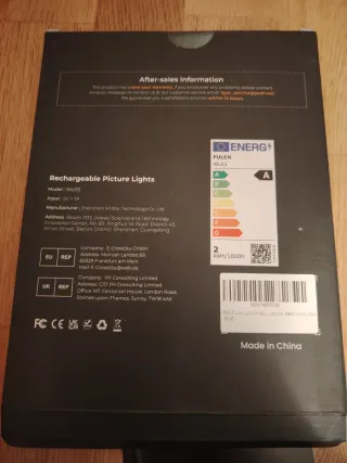 Lámpara LED con mando a distancia