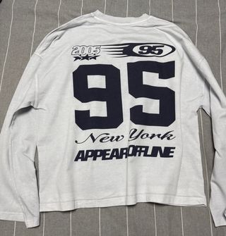 Camiseta Zara manga larga azul celeste