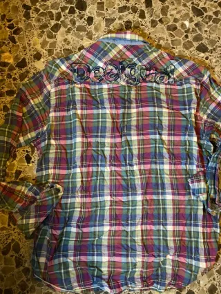 Camisa Desigual Manga Larga Multicolor Talla L