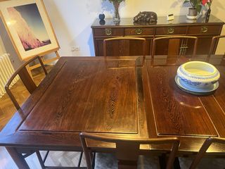 Comedor extensible madera 6/8 comensales.