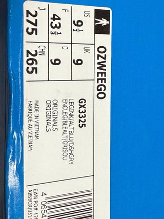 Zapatillas Adidas Ozweego Azul y Blanco