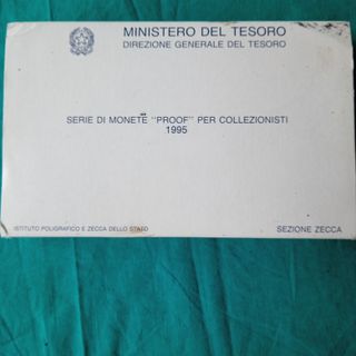 Serie divisionale monete Lira 1995 Proof