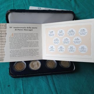 Serie divisionale monete Lira 1995 Proof