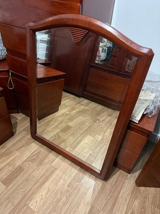 armario habitación mueble cama mesita espejo