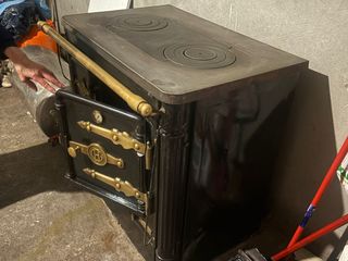 Cocina de carbón/leña cerrada calefactora