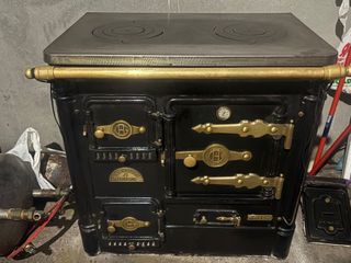 Cocina de carbón/leña cerrada calefactora