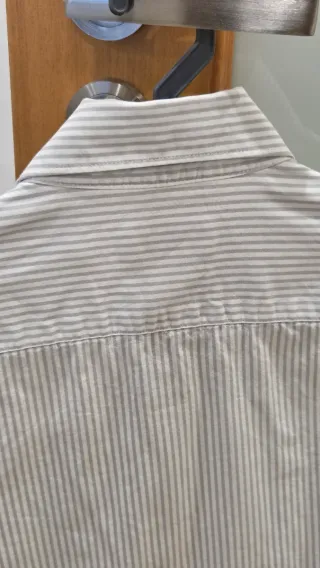 Camisa Sacoor Brothers Riscas Slim Fit Tamanho S