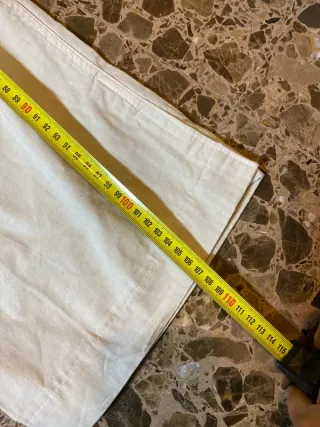 Pantalones Desigual Rectos Beige Sweet