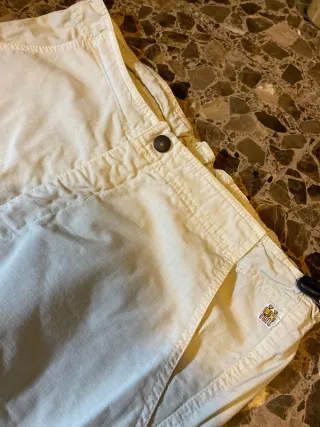 Pantalones Desigual Rectos Beige Sweet