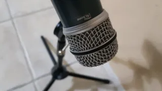 Trípode con jirafa y 2 micros