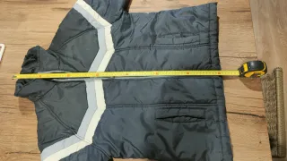 Chaqueta Champion Gris y Blanca Talla XL