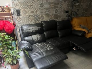 2 sofás si se forran o fundas, perfectos