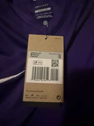 Camiseta Nike Morada y Amarilla
