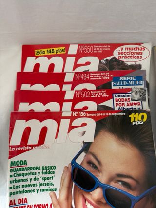 4 Revistas MIA y 1 QUE ME DICES