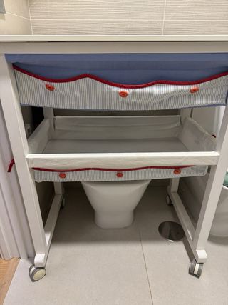 Cambiador con bañera bebe