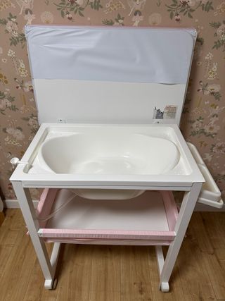 Cambiador con bañera bebe