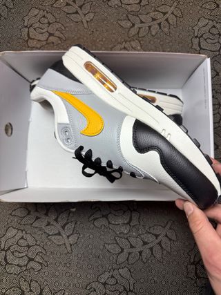 Nike Air Max 1 Grigio Giallo Uomo Tg 42